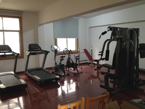 懷化市中鐵培訓基地健身房